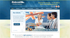 Desktop Screenshot of embroidmechermside.com.au